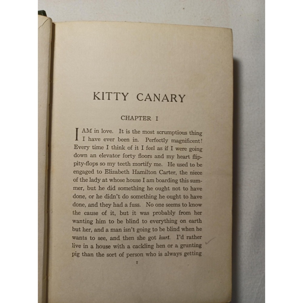 Vintage 1918 Kitty Canary Kate Langley Bosher Novel Hardcover Harper Brothers Bo - Picture 7 of 9